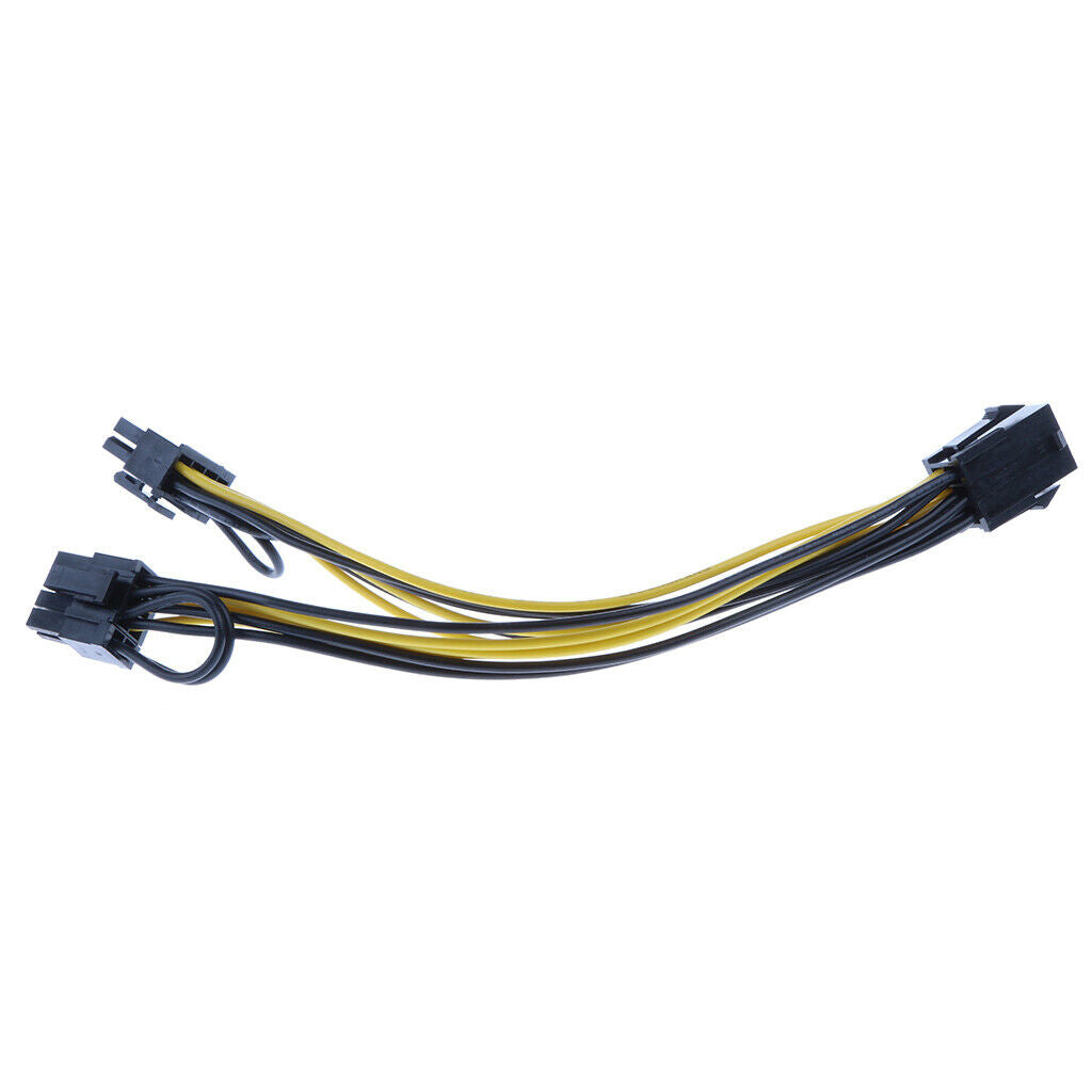 6Pin Express to 2x8 Pin (6+2) PCI Graphics VGA Splitter Hub Extend Cable