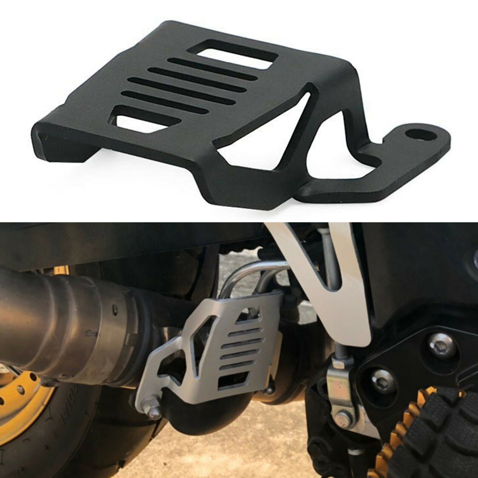 Exhaust Valve Cover Guard for Suzuki Practical Durable Replace Black