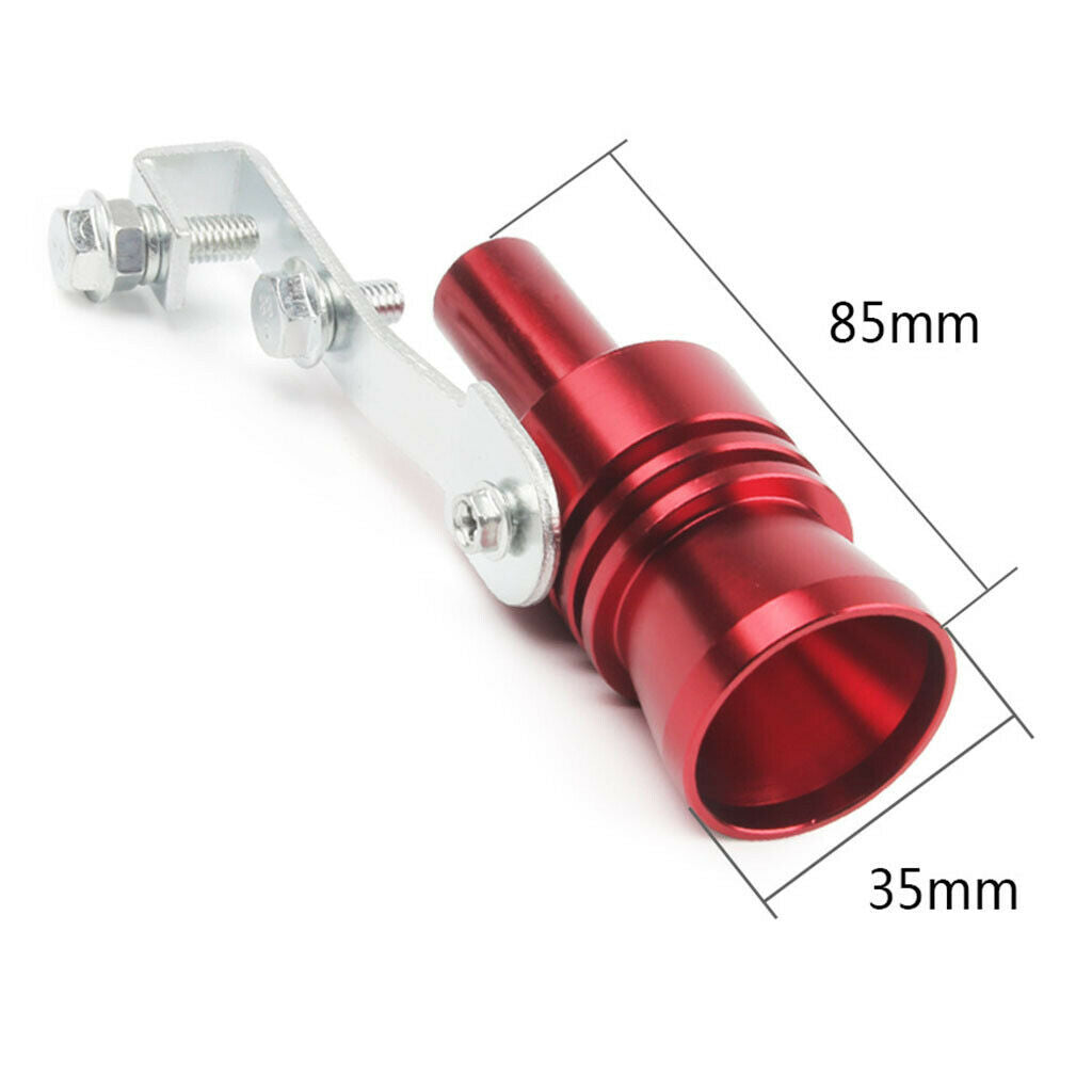 Universal Car Turbo Whistle Refitting Turbo Whistle Exhaust Pipe Black_XL
