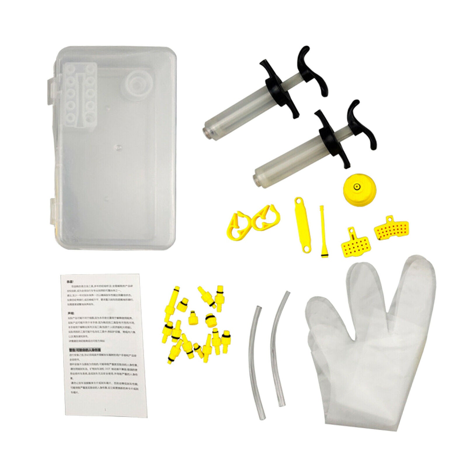 Hydraulic Brake Oil Bleed Kits Universal Bicycle Disc Brake Gloves Adapters