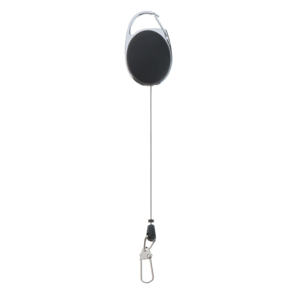 Anti-lost Retractable Key Chain Holder Lanyard Reel Steel Wire Retracting
