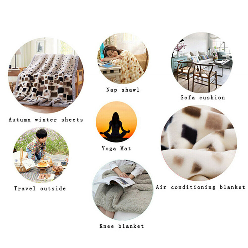 Double-sided Tapestry Blanket Anti-Pilling Tablecloth A Letter From Mother @
