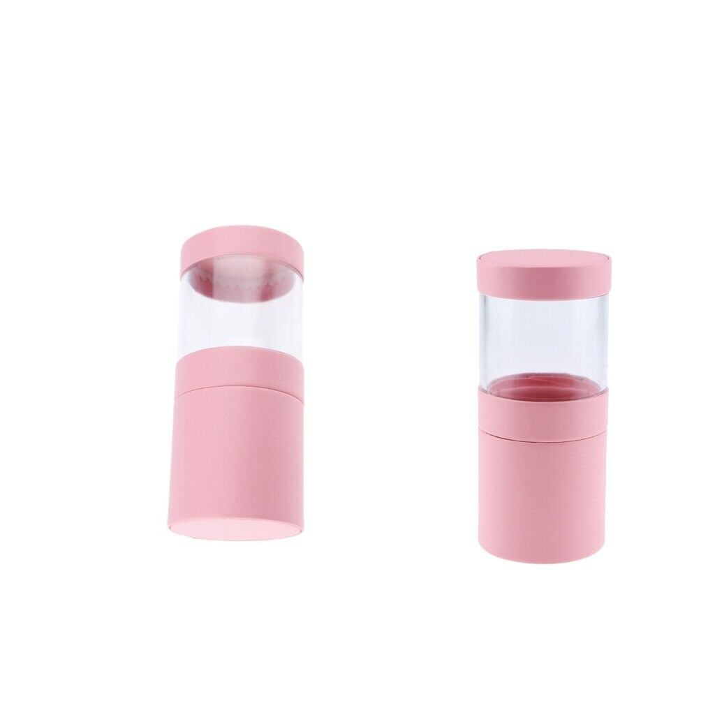 2pcs Multi-use Makeup Cup Comb Eye Lip Pencils Holder Organizer Container