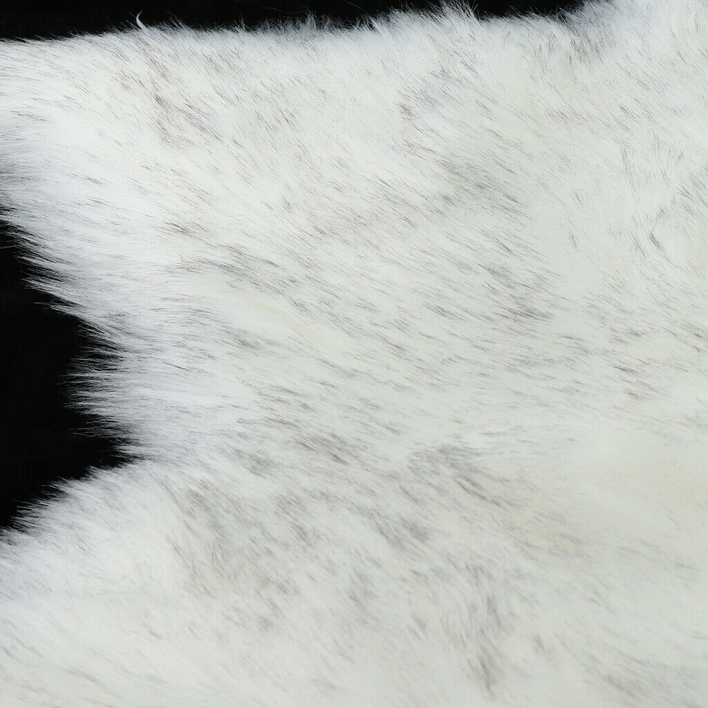 Plush Shaggy Area Rugs Fluffy Floor Carpet for Bedroom Bedside White_1