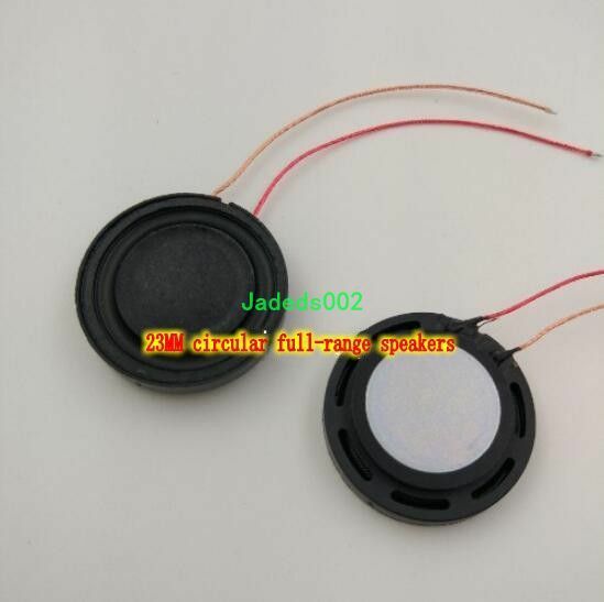 2pcs 23mm 8ohm 1.5W full-range Speaker loudspeaker Ultra-thin Home Audio Part