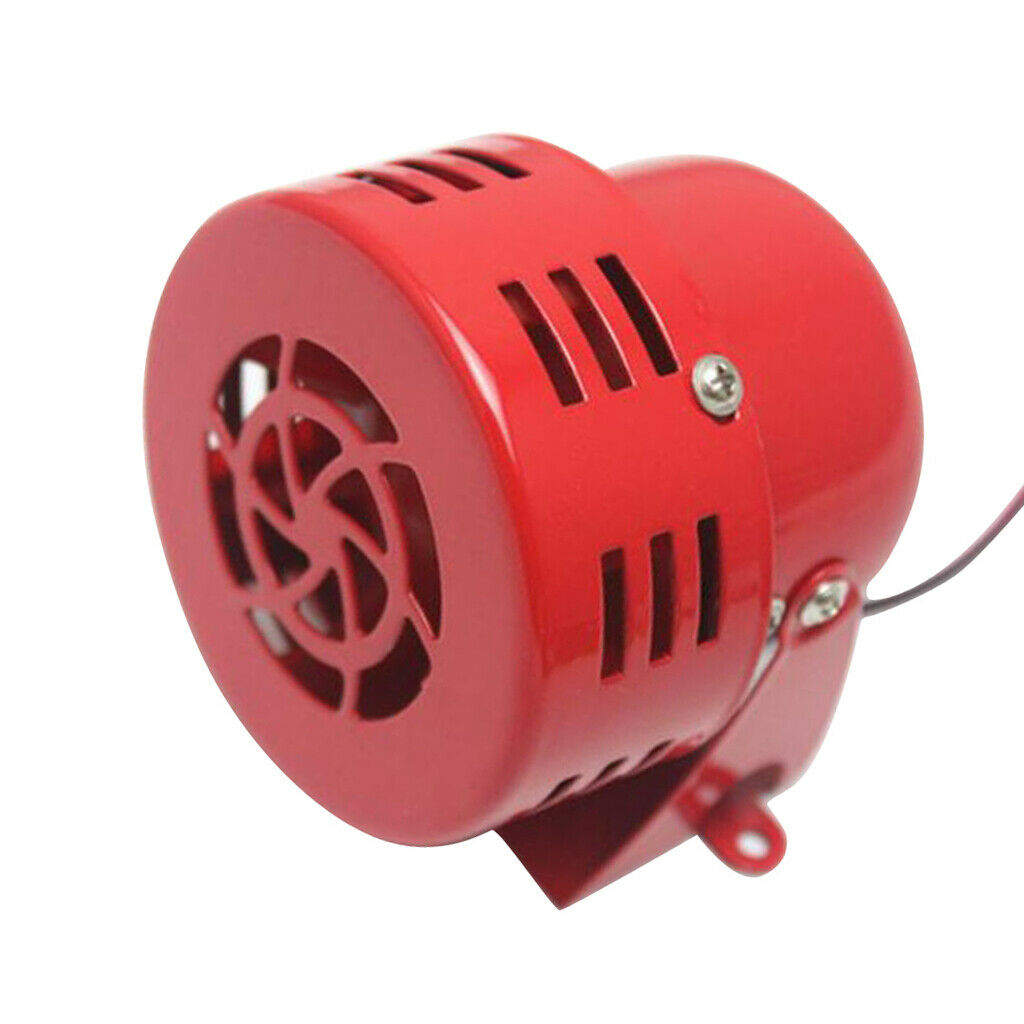 1950s Style 12v Automotive Air Raid Siren Horn Car Truck VTG Motor Driven Fire