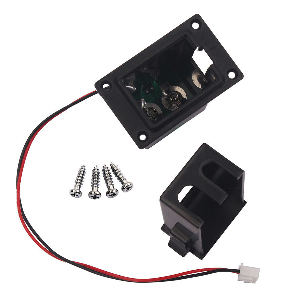 Guitar 9V Battery Box Case For Ukulele Electric Guitar Bass Active Pickup