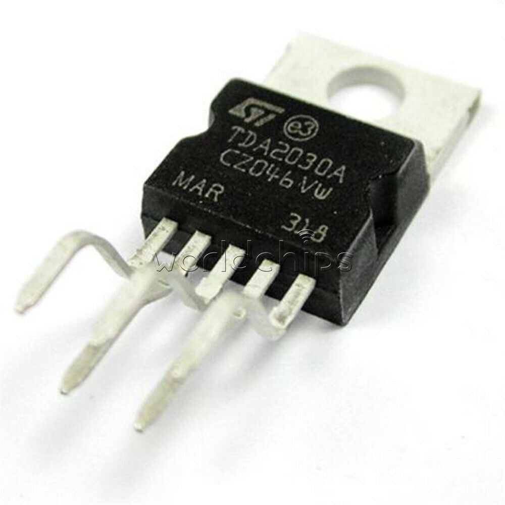5PCS ST TDA2030A TDA2030 TO-220 18W Hi-Fi Amplifier 35W Low Power Driver IC