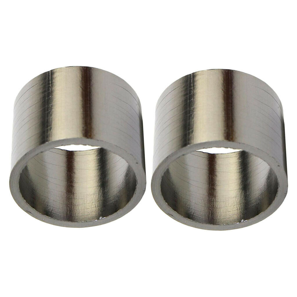 2x Motorcycle  Exhaust Silencer Graphite Gasket Muffler Seal