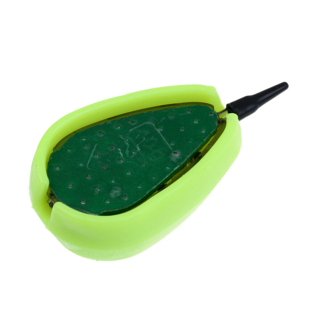 Carp Fishing In-line Flat Method Feeder & Mould Lead Sinker -30g 40g 50g 60g