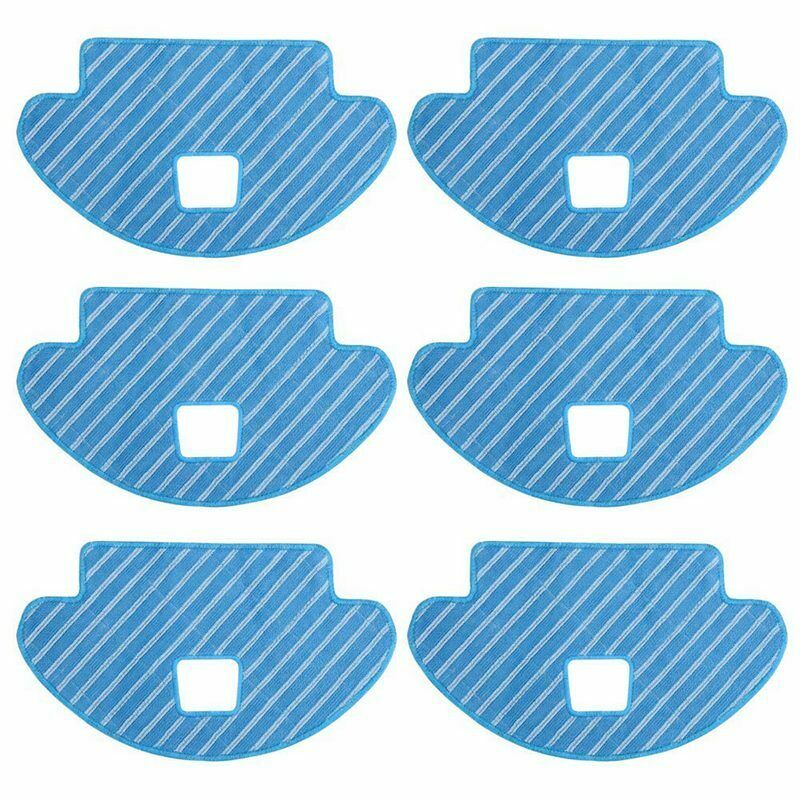 6 Pcs Mop Pads Compatible For Ecovacs Deebot Ozmo 930 Robotic Vacuum Cleaner NZ8