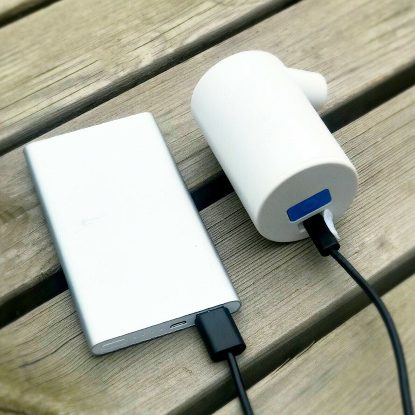 Portable Air Pump Inflator Swimming Pools USB Rechargeable Rings Inflator