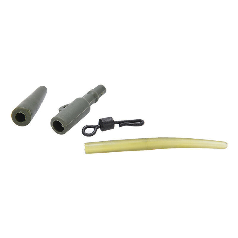 40pcs Carp Fishing Lead Clips Quick Change Snap Clips and Tail Rubber ConnectDD