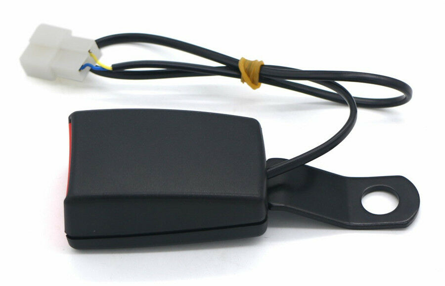 1Pcs 7/8" Auto Car Front Seat Belt Buckle with Warning Cable Seat Belt Lock Plug