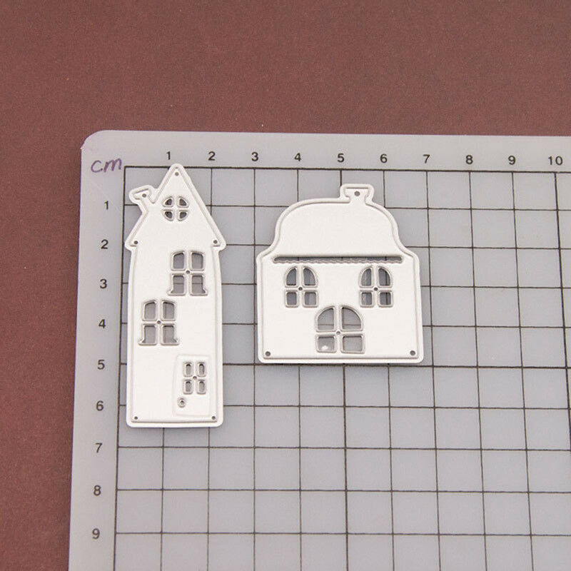 Metal House Cutting Dies Stencil DIY Scrapbooking Album Paper Card Emboss.l8