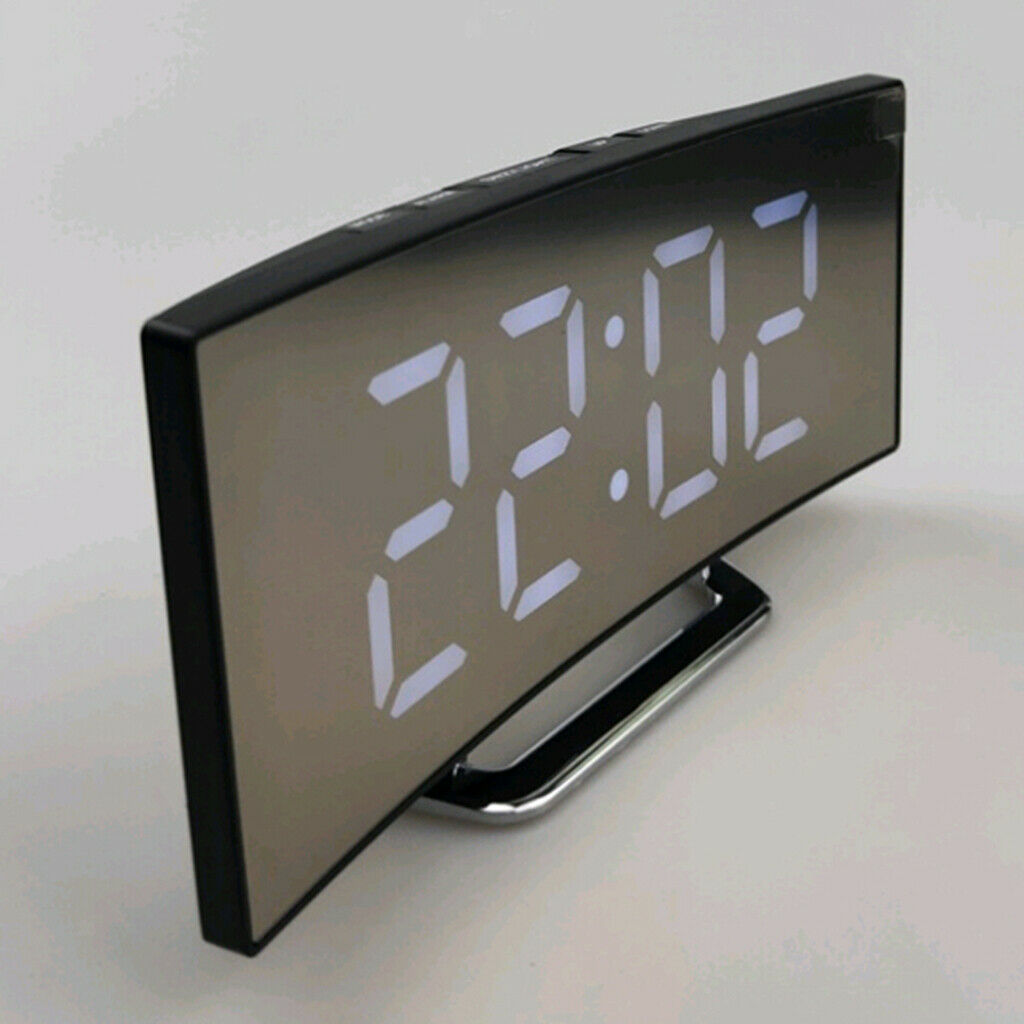 2Color Ultra Large LED Display Screen Digital Mirror Alarm Clock