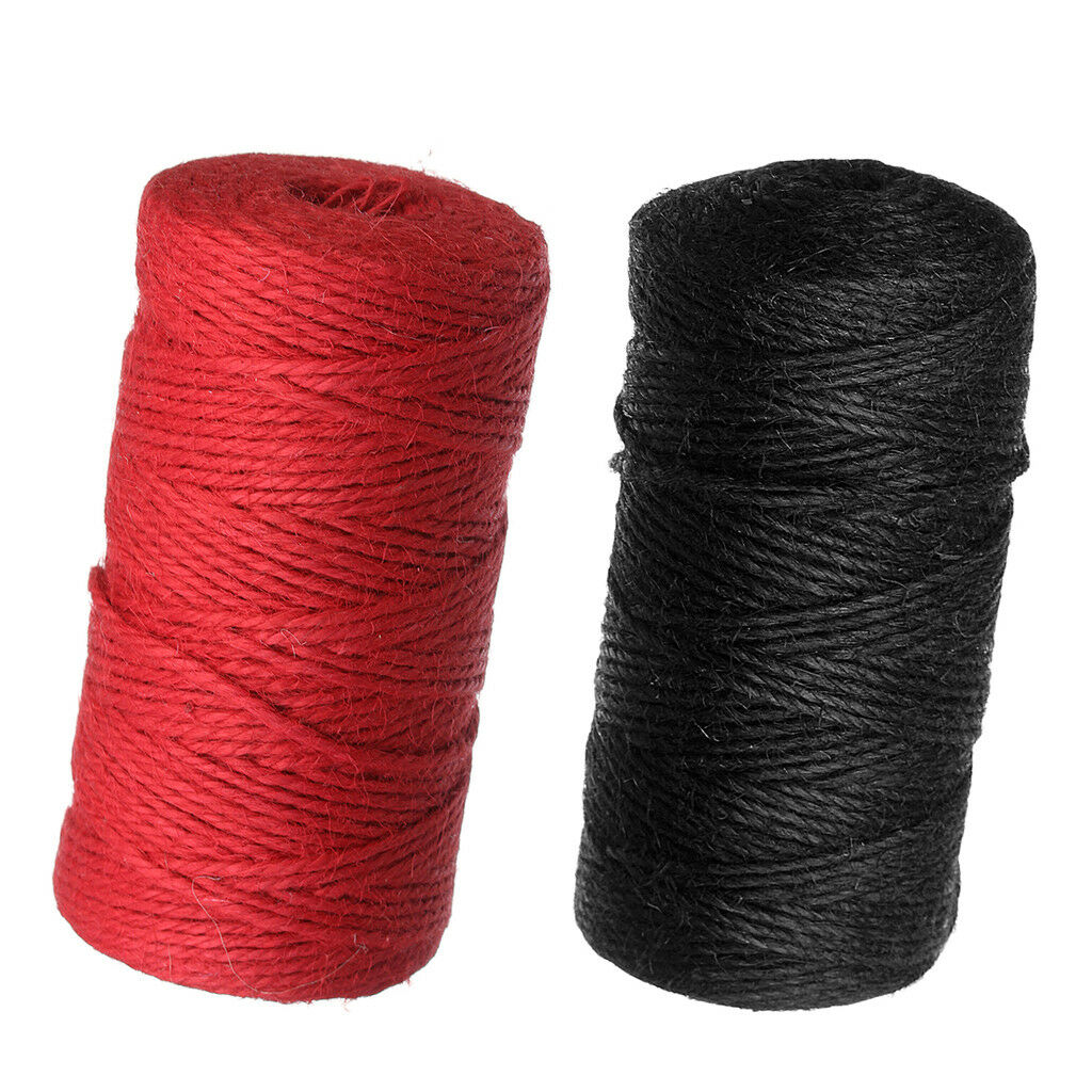 2 Rolls Jute Rope Wrap Wedding Party Decoration Crafts Handmade   Decor