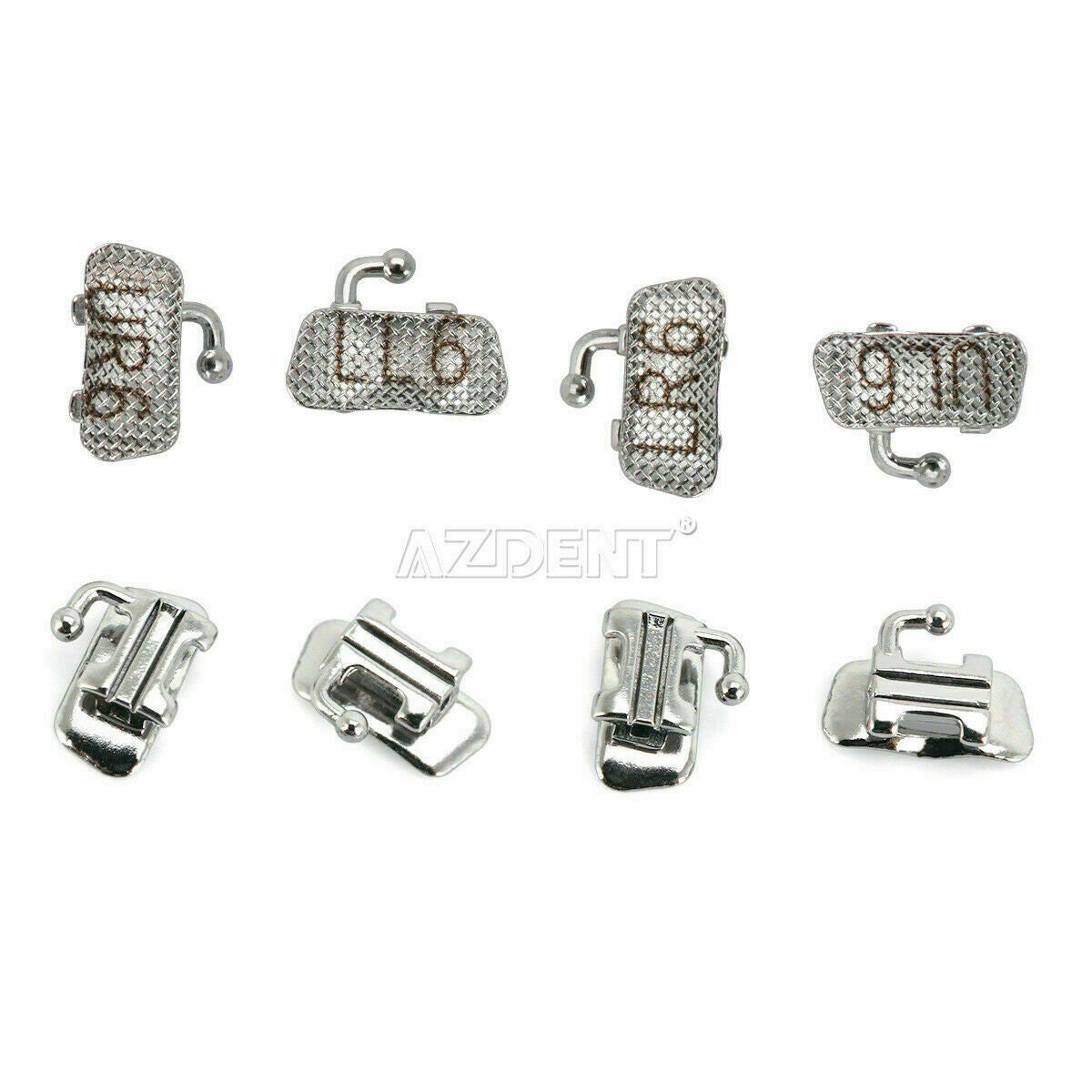 100Bag Orthodontic Bondable Buccal Tube Edgewise 022" For 1st Molar AZDENT