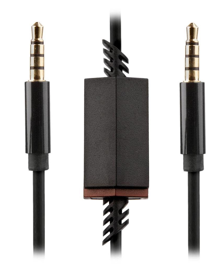 3.5mm 4 Pole Chat Cable with Mute Button for Turtle Beach Gaming Headsets Switch