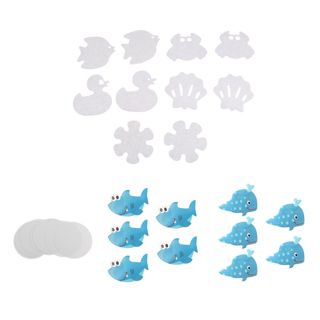 10Pcs Round Safety Bath Tub Treads Non   Applique Stickers Bathroom Mat