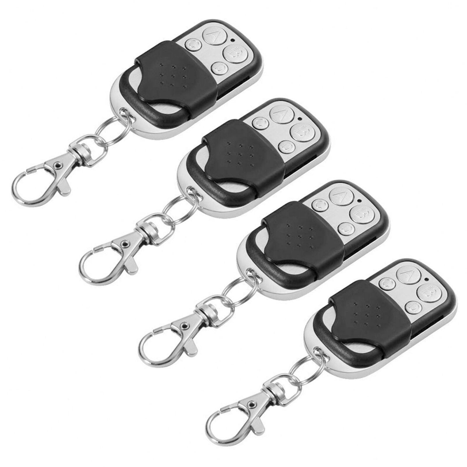 4x  4-Button Gate Garage Door Opener Remote Control 433.92MHZ/Keychain