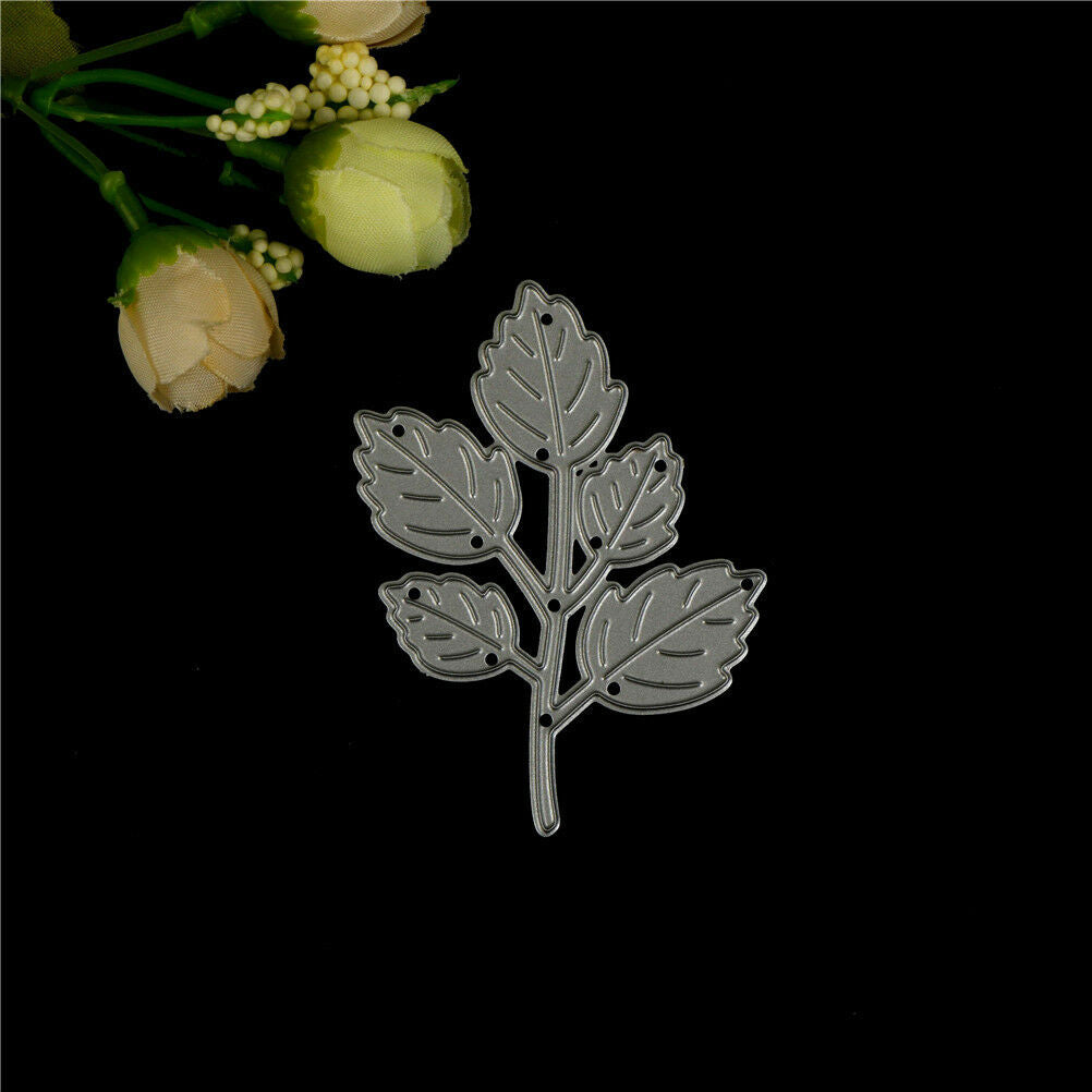 1pc Delicate leaf  Metal Cutting Dies DIY Scrapbooking Paper Cards Craft.l8