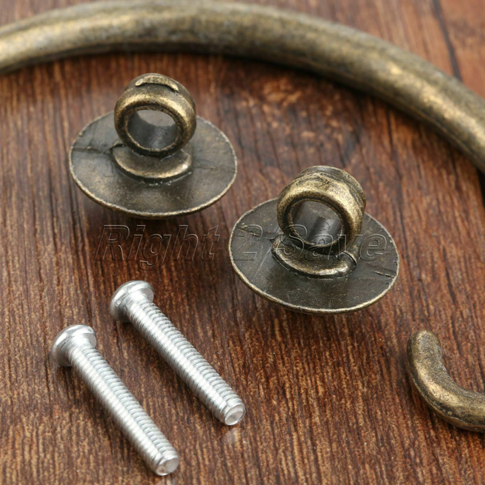 Zinc Alloy Jewelry Box Cabinet Door Handle Ring Retro Cupboard Drawer Pull Knob