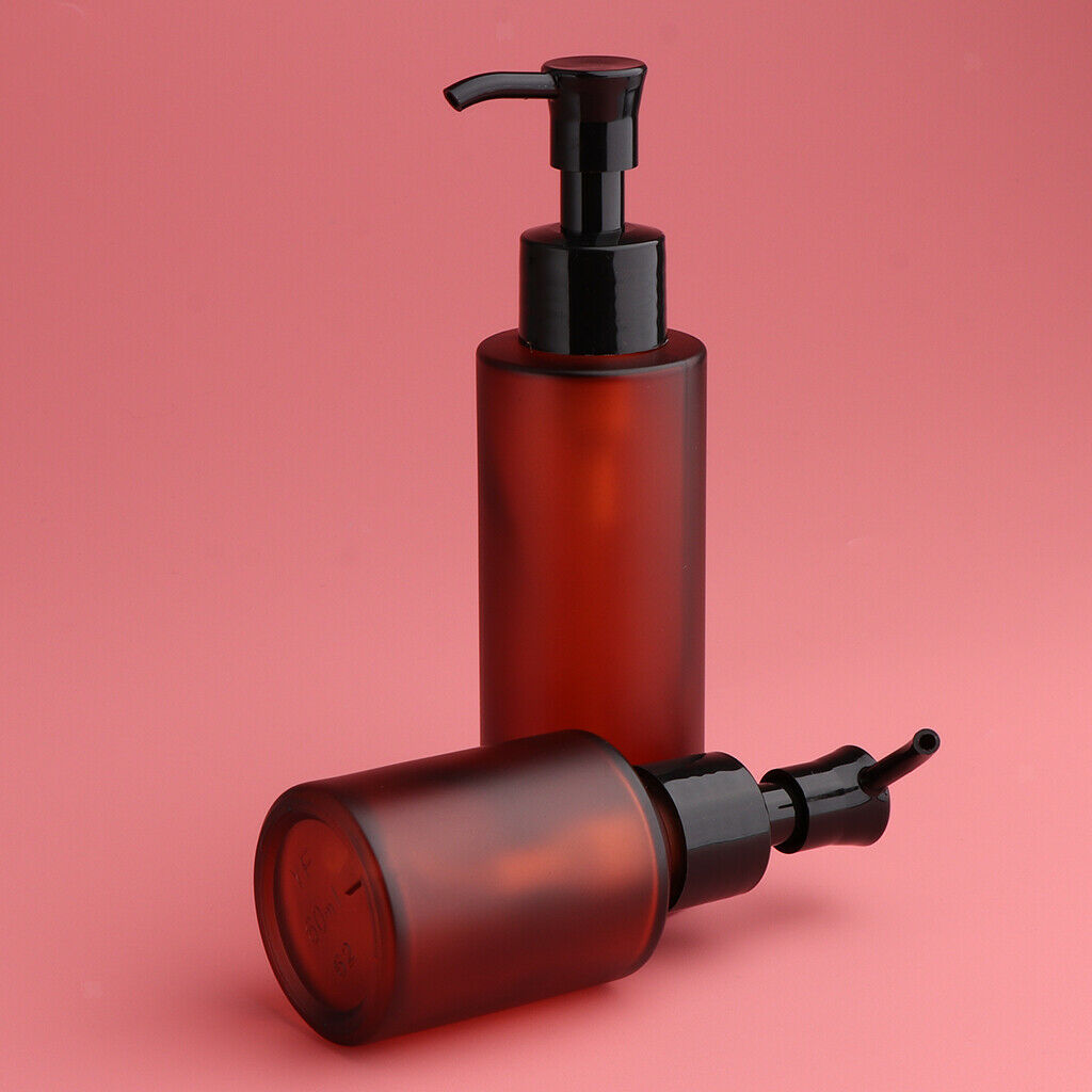 4pcs Travel Refillable Makeup Pump Bottles Lotion