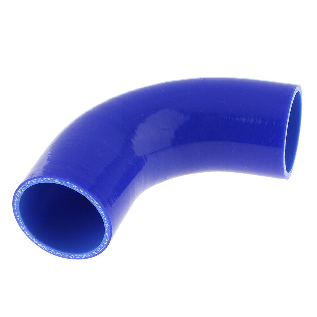 50mm 90 Degree 4 ply Silicone Elbows Turbo Hose Racing Coupler Pipe Blue