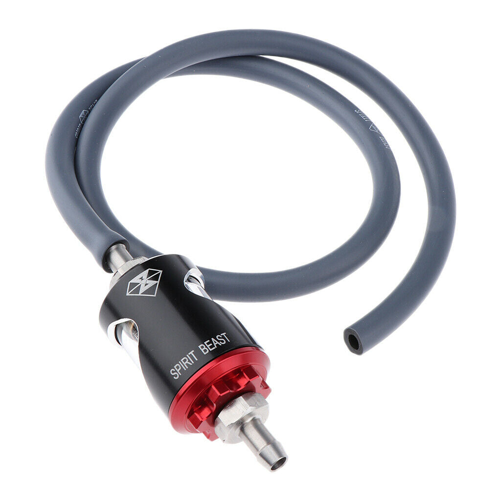 6mm Dia Hose Alloy Motorcycle Gasoline Inline Gas Oil Fuel Filter Cleaner