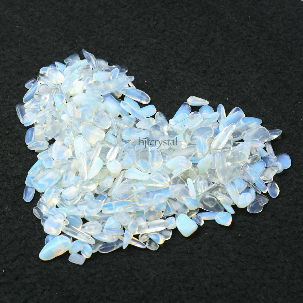 100g Tumbled Stone Opal Quartz Crystal Healing Reiki Mineral Collection Decor