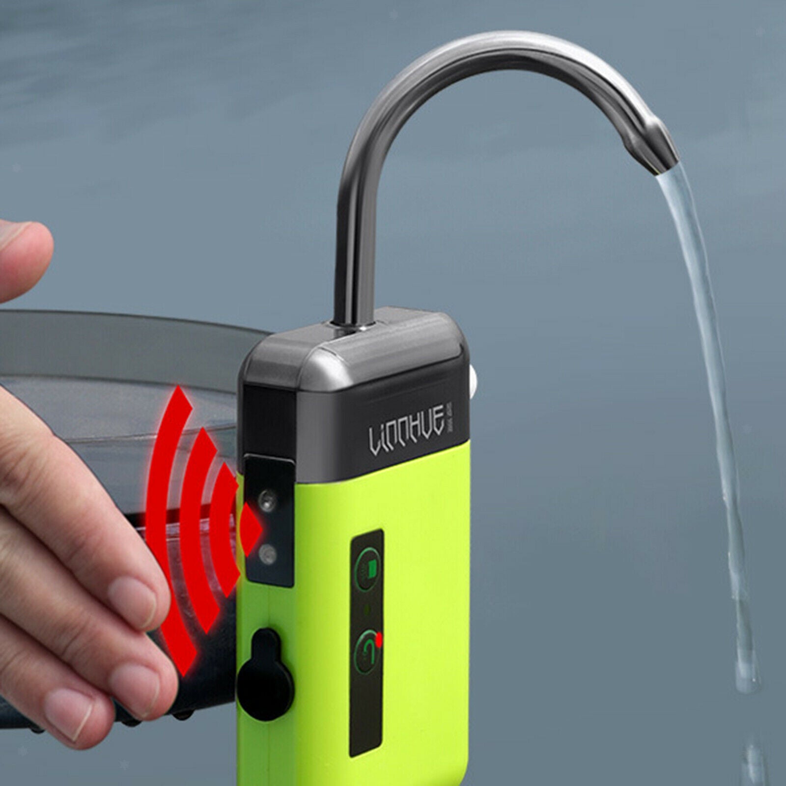 Outdoor Fishing Oxygenation Air Pump Rechargeable Portable with LED Light