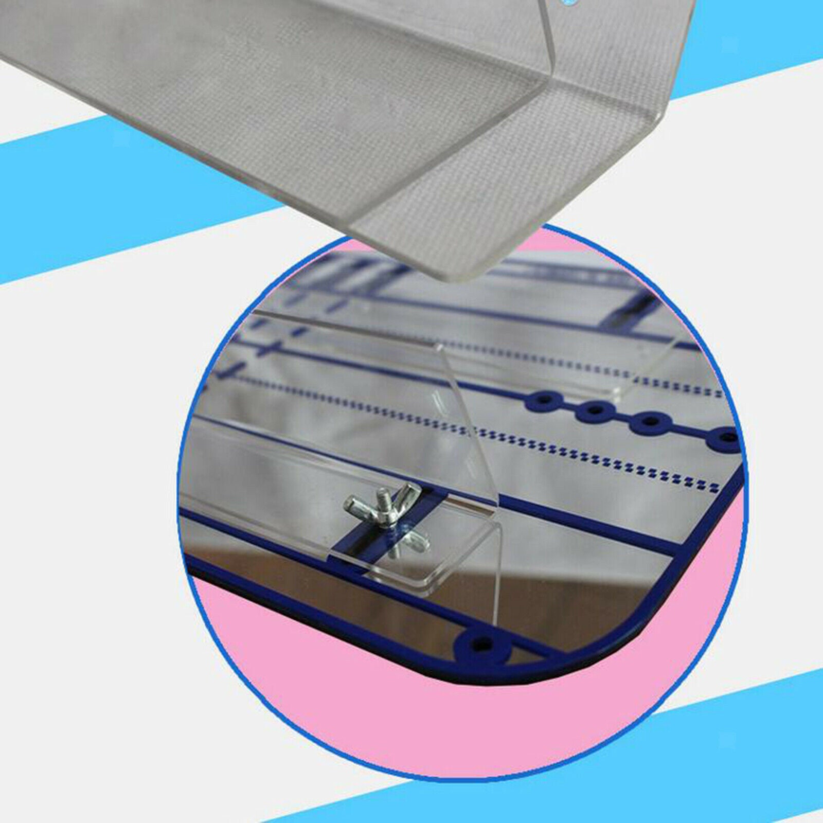 Putting Mirror Portable Golf Training Aid Putter Swing Line Trainer Eye