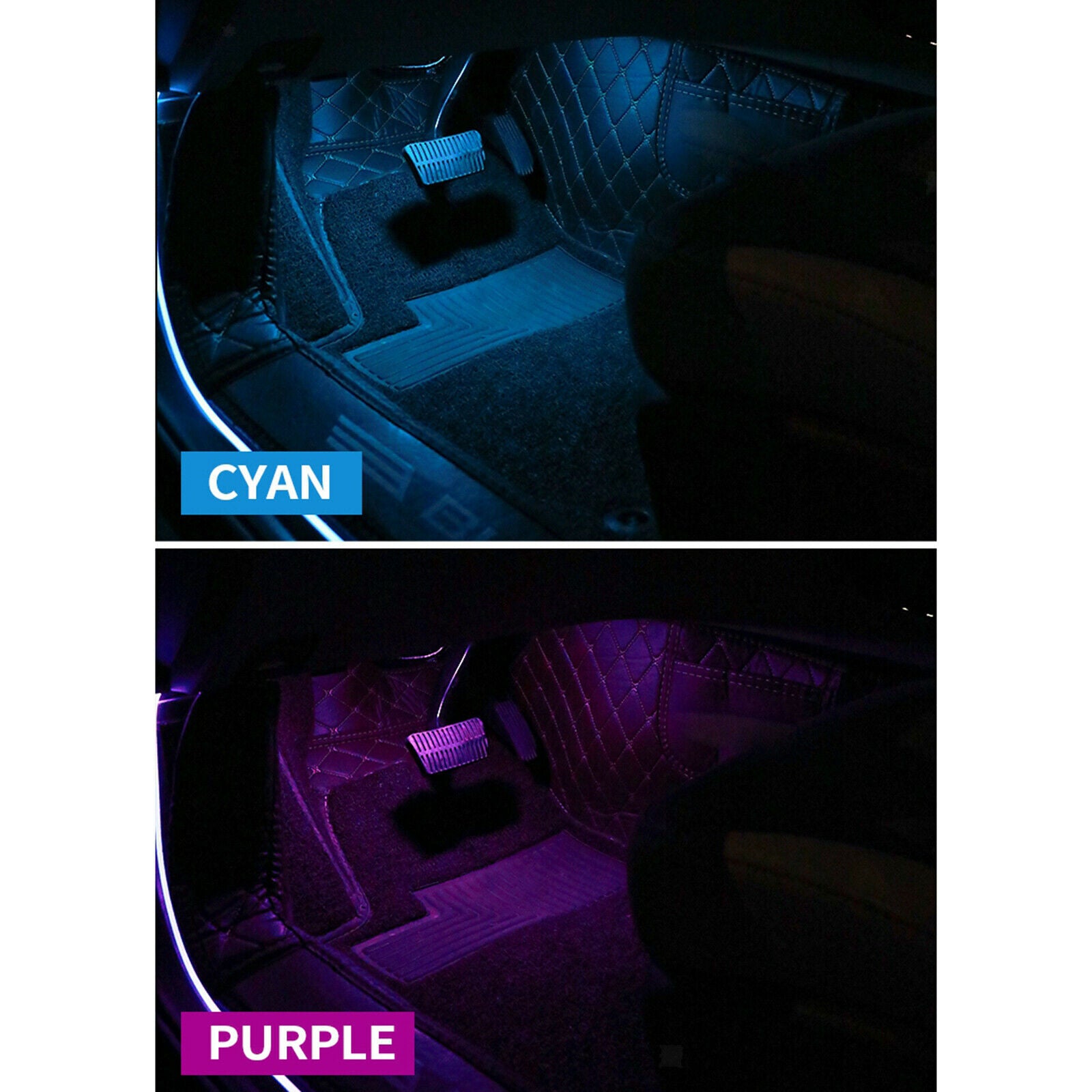 Car Light LED Strip Interior Lamp Atmosphere Lamp RGB Decorative USB Plug
