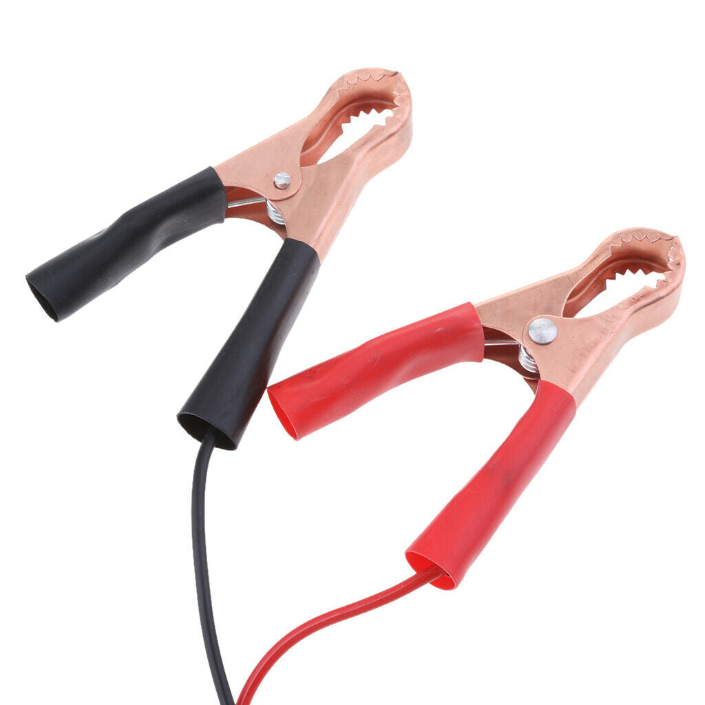 Copper 18AWG SAE to Alligator Clips Solar Battery Adapter Extension Cable Cord