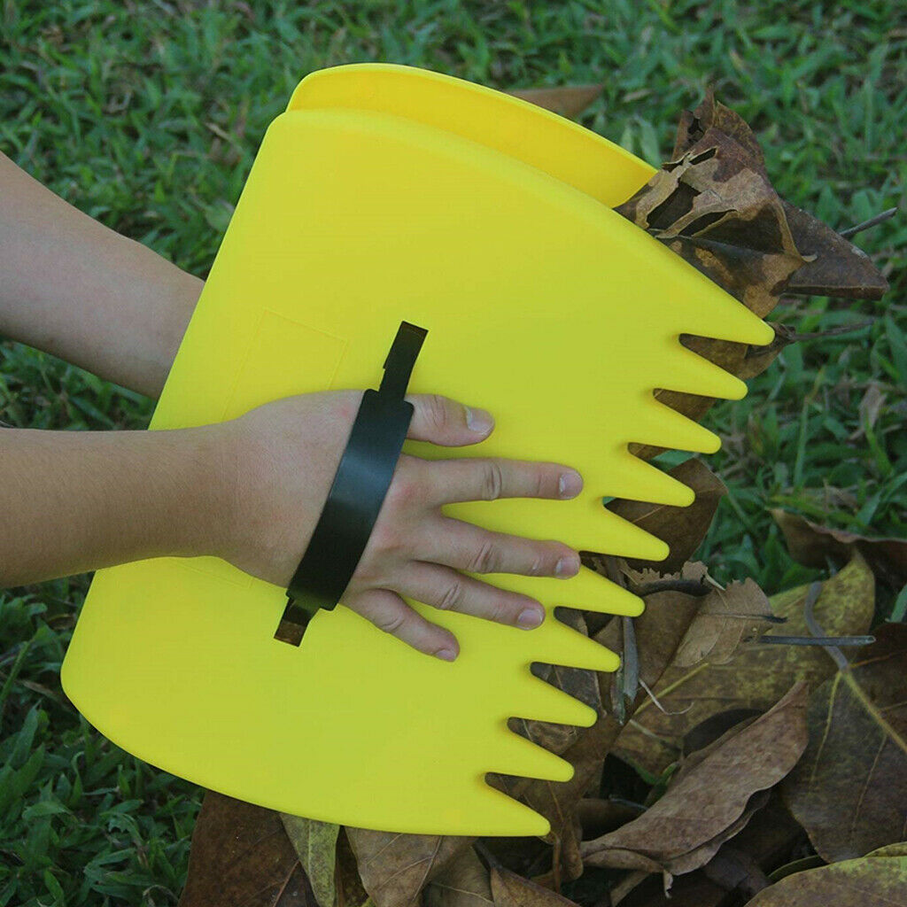 1 Pair Handy Garden Leaf Grass Rake Scoop  Claw Hand Straps Awesome Idea