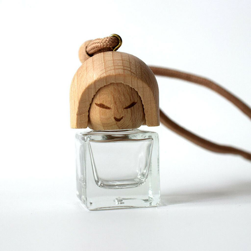 Car Hanging Empty Perfume Bottle Air Freshener Aromatherapy Bottle Decor