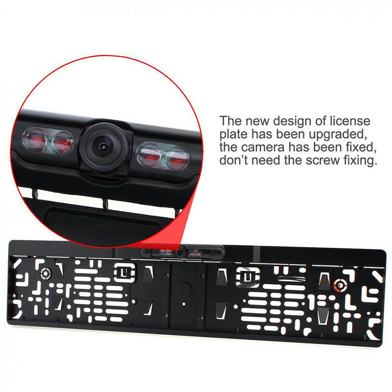 Car License Plate Frame Rear View Reverse Backup Parking Night Vision Camera  XC