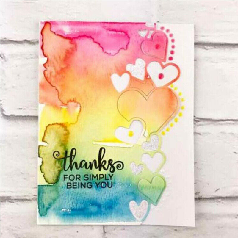 Flying Heart Metal Cutting Dies Stencil Embossing DIY Scrapbooking Card C.l8