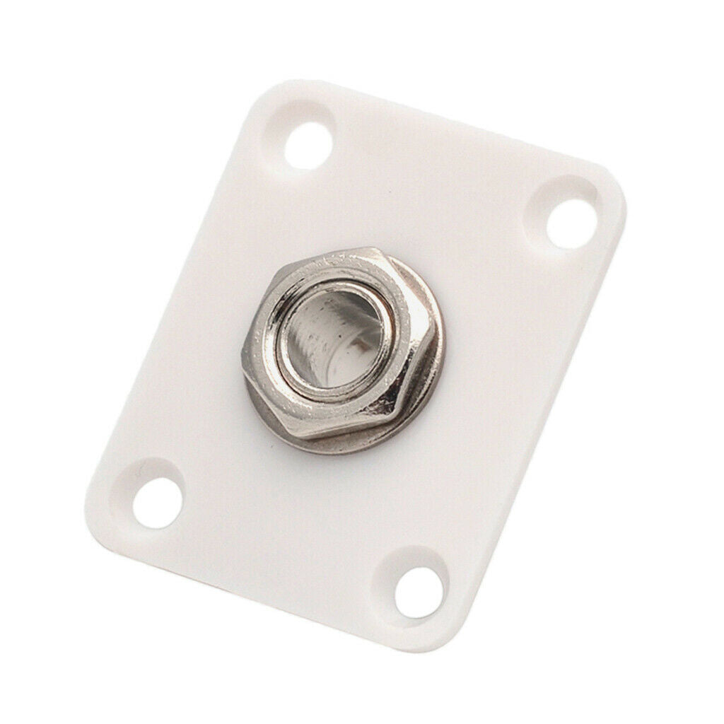 Musically Rectangular Electric Guitar Output   Plate for Les Paul White