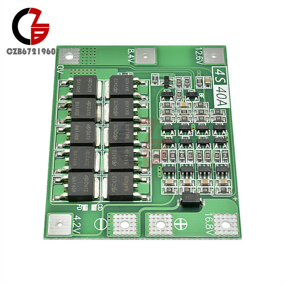 1PC 4S 40A 16.8V 18650 26650 Enhanced Li-ion Lithium Battery Protection Board