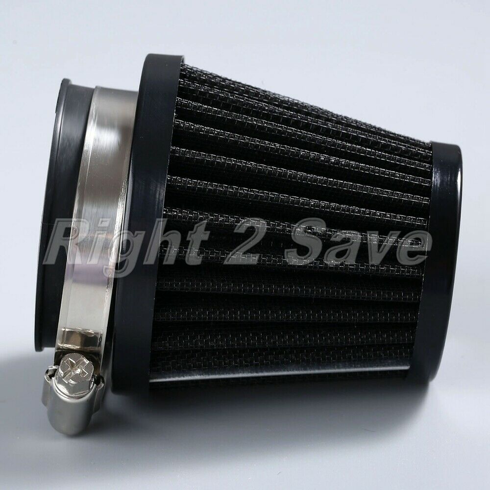 48mm Motorcycle Metal Rubber Air Intake Cleaner Filter for Scooter ATV Minibike