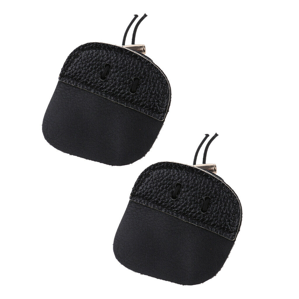 2x Outdoor Archery Finger Tabs 3 Under Tab Finger Saver Protect Guard