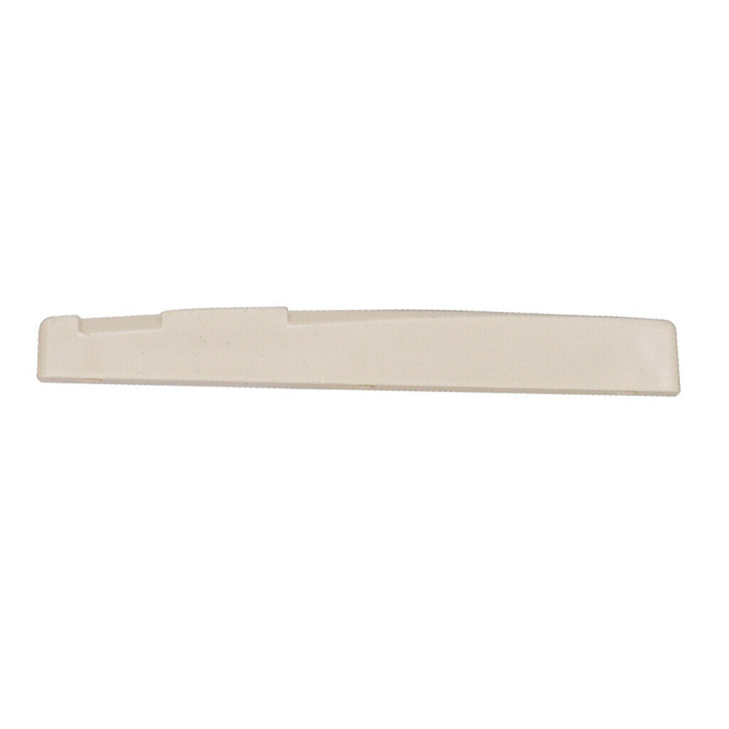 Acoustic guitar saddle nut for left-handers, slot for guitar lovers