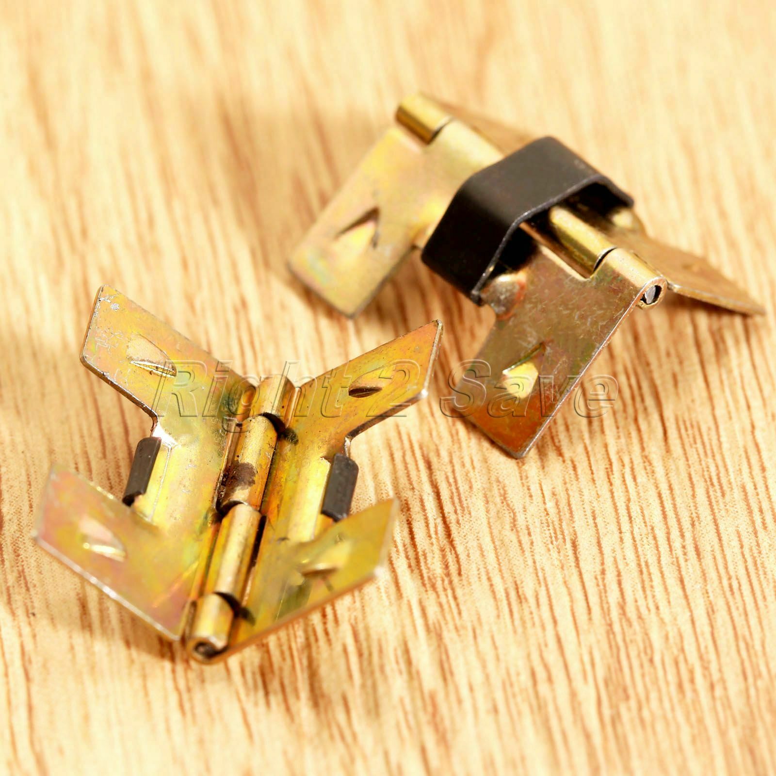 20*18mm Retro Jewelry Box Spring Hinges Furniture Door Chests Hardware 4Pcs