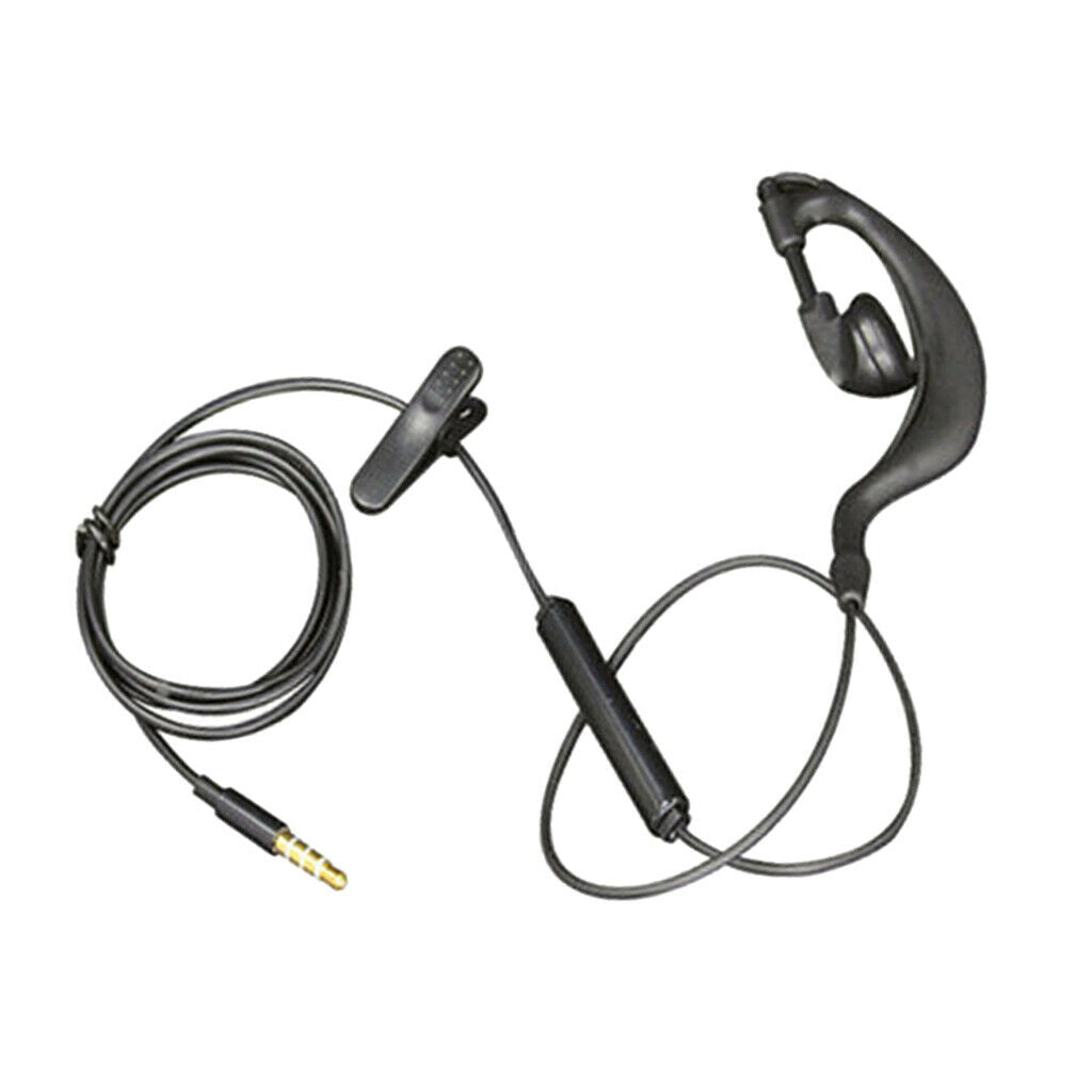 Single   3 . 5mm   Earphone   Wired   In - ear   Headphones   w / Mic   for