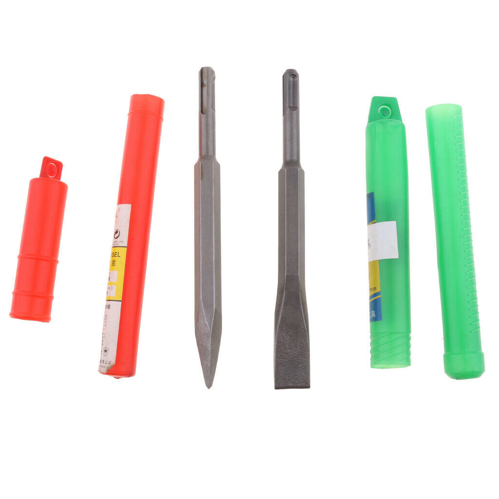 Flat  Round Handle Electric Hammer Walls Granite Steel High Resistance Gray