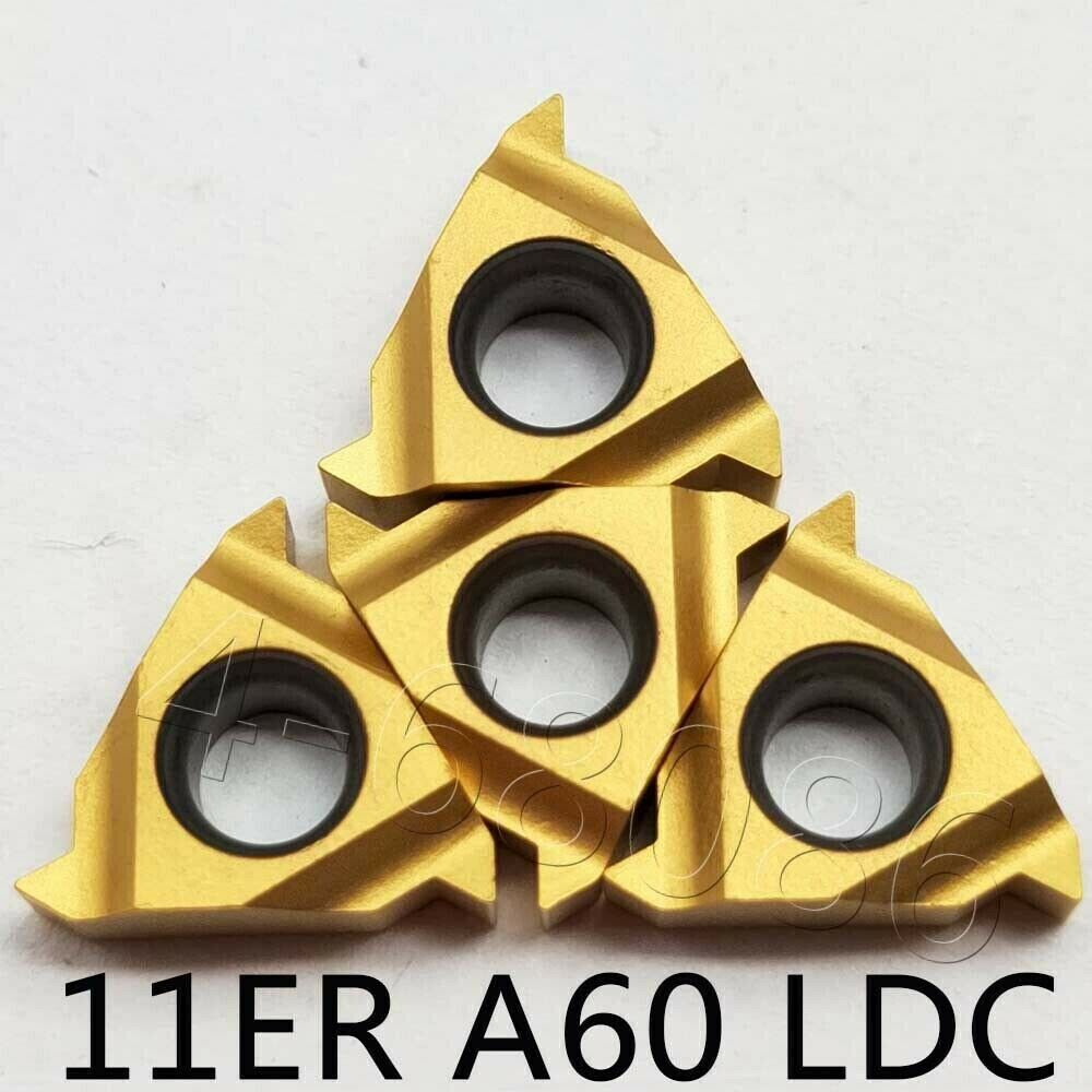 11ER A60 LDC Indexable CNC Carbide Threading Insert For Turning Tool Holder
