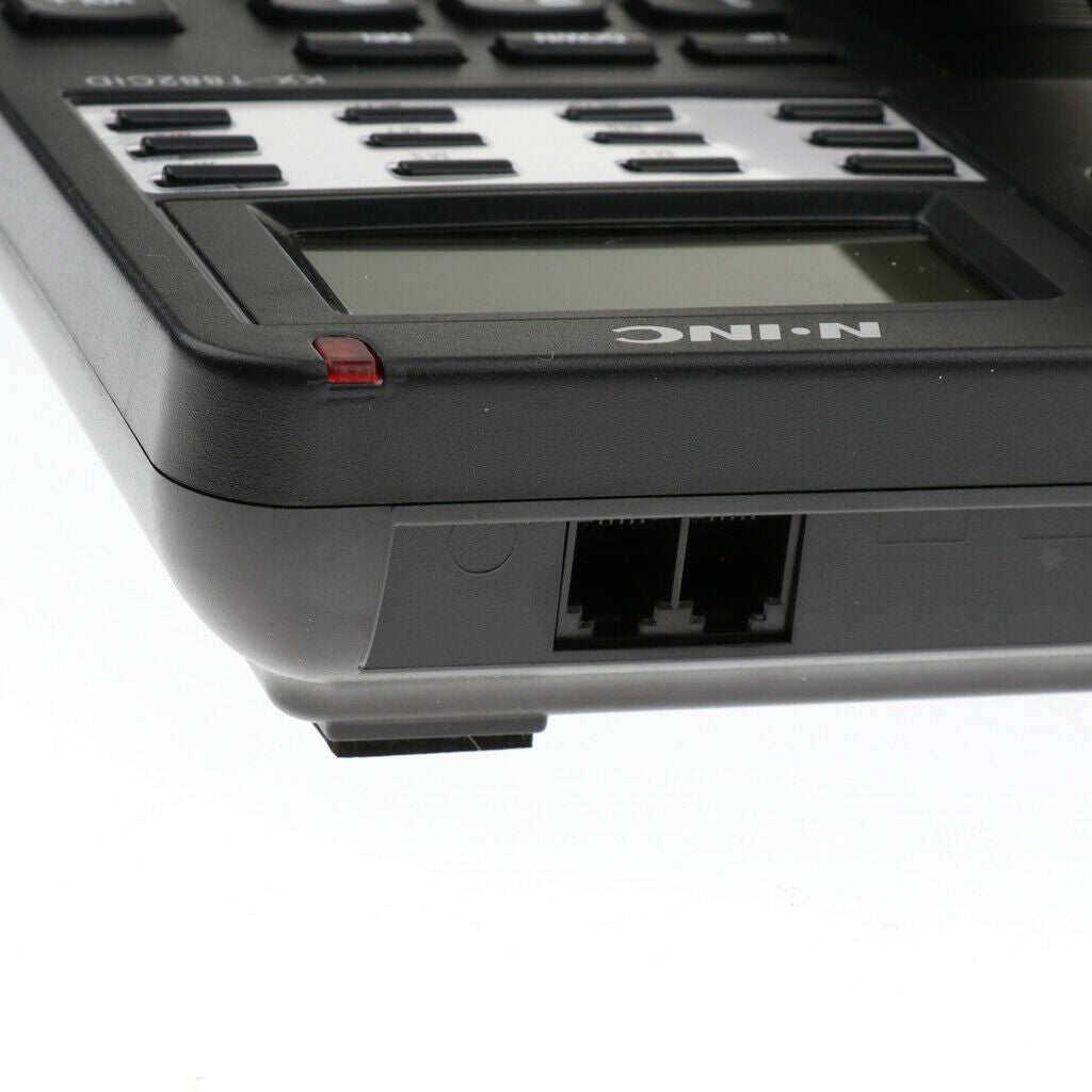 Fixed Dial Telephone Corded Home Office Hotel Desktop Landline Phone Black