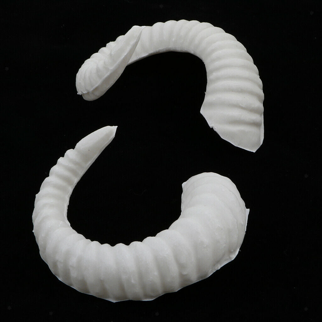 Pack of 2 handmade white sheep horns Christmas headband